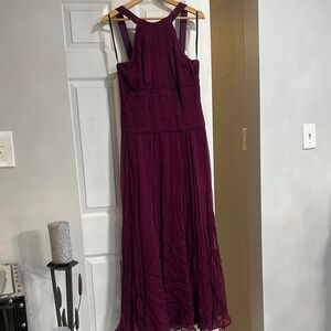 Chic Plum Maxi Dress